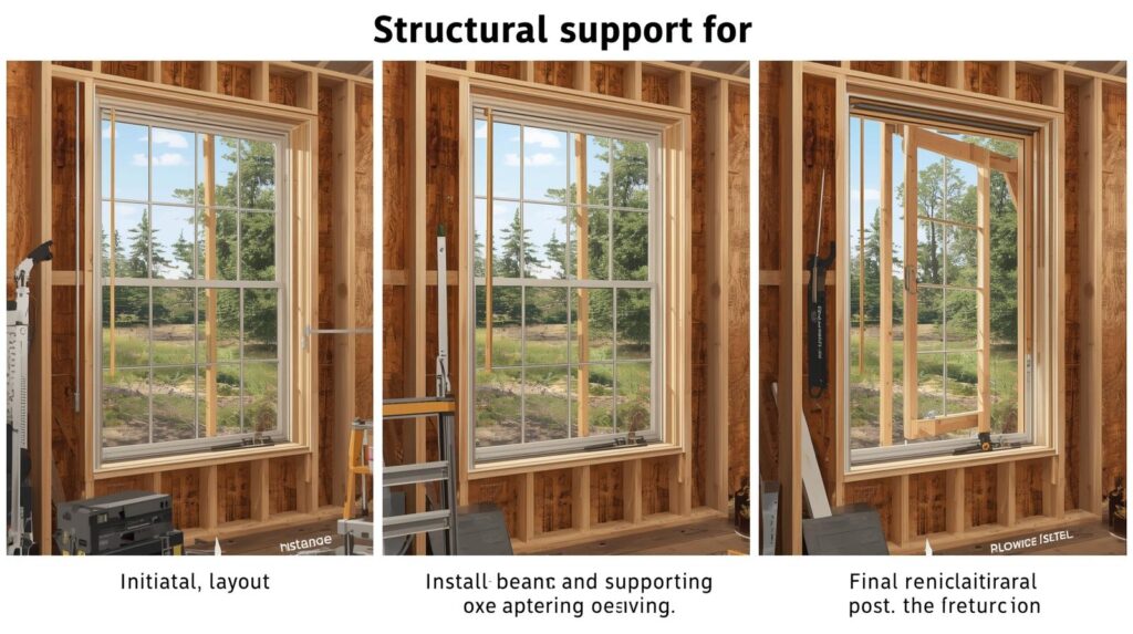 New Window Opening Structural Support