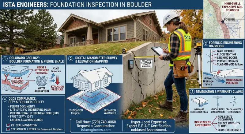 Foundation inspection in Boulder