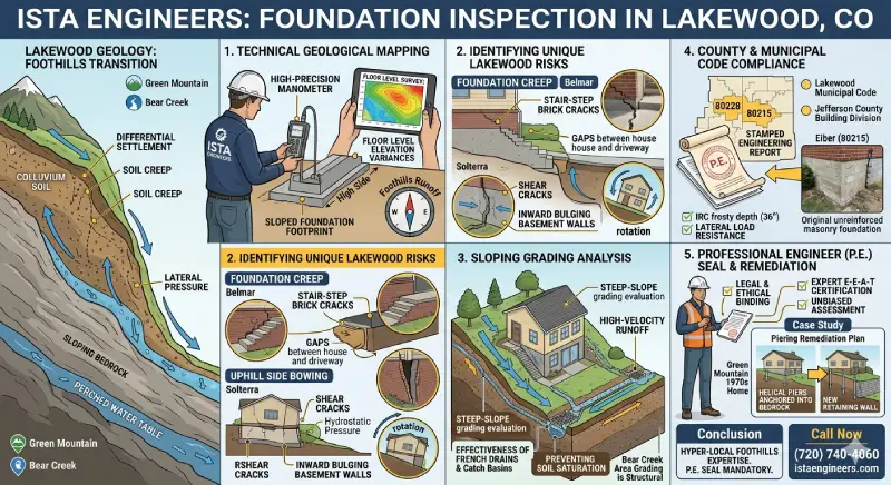 Foundation inspection in Lakewood