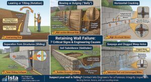 Signs of Retaining Wall Failure
