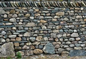 types of retaining walls (stock photo)